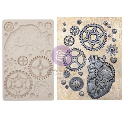 Prima Marketing - Finnabair 5&quot;x8&quot; Silicone Moulds - Love Machine