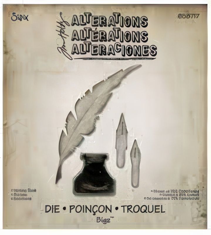 Sizzix - Tim Holtz - BIGZ Dies - Alterations - Writing Desk