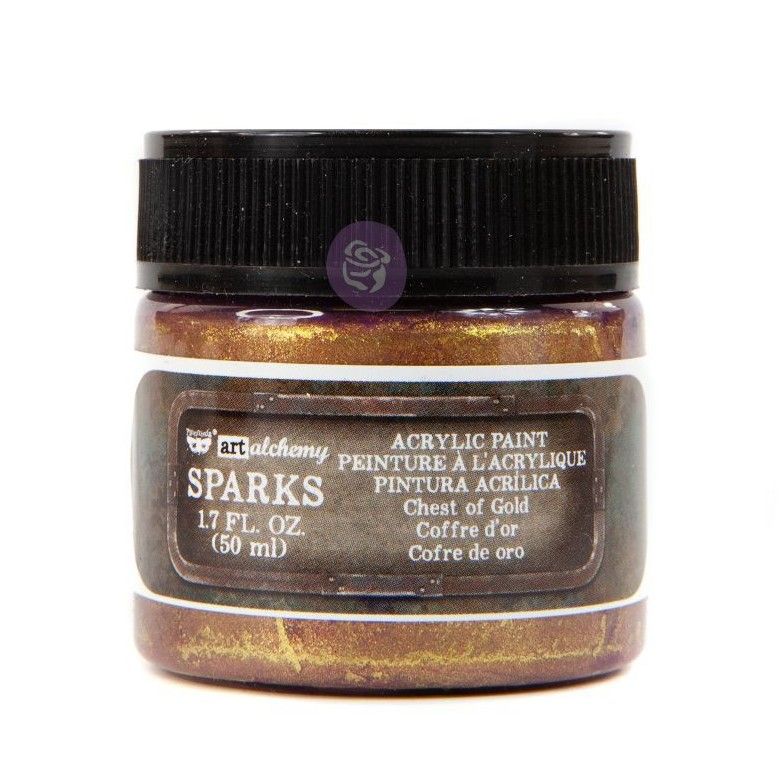 Prima Marketing - Art Alchemy - Sparks - Chest of Gold