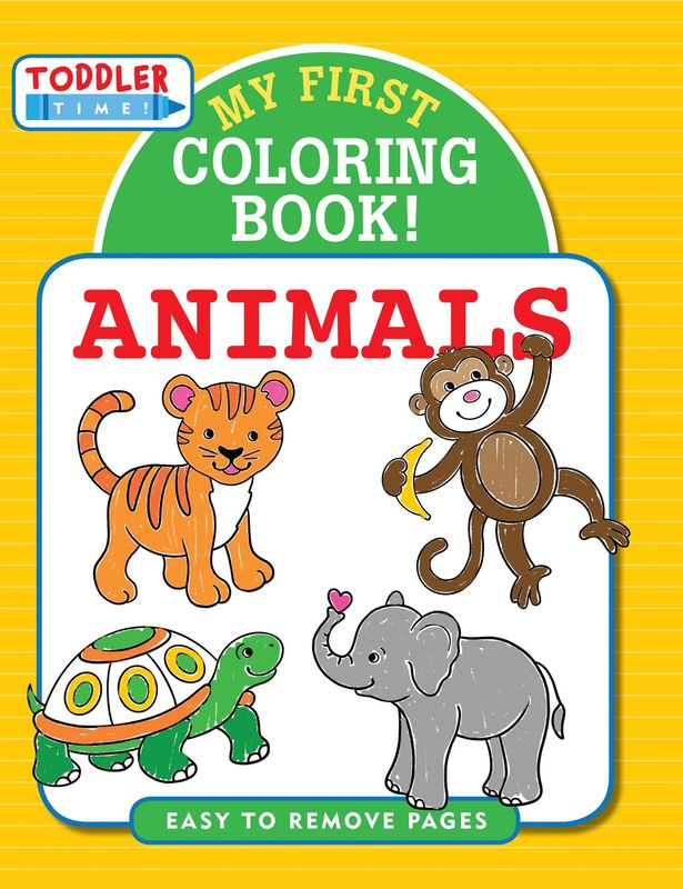 Peter Pauper Press - Toddler Time - My First Colouring Book - Animals