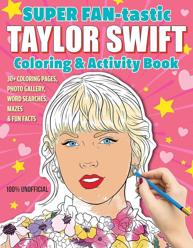 Design Originals - Super Fan-tastic Taylor Swift - Colouring and Activity Book