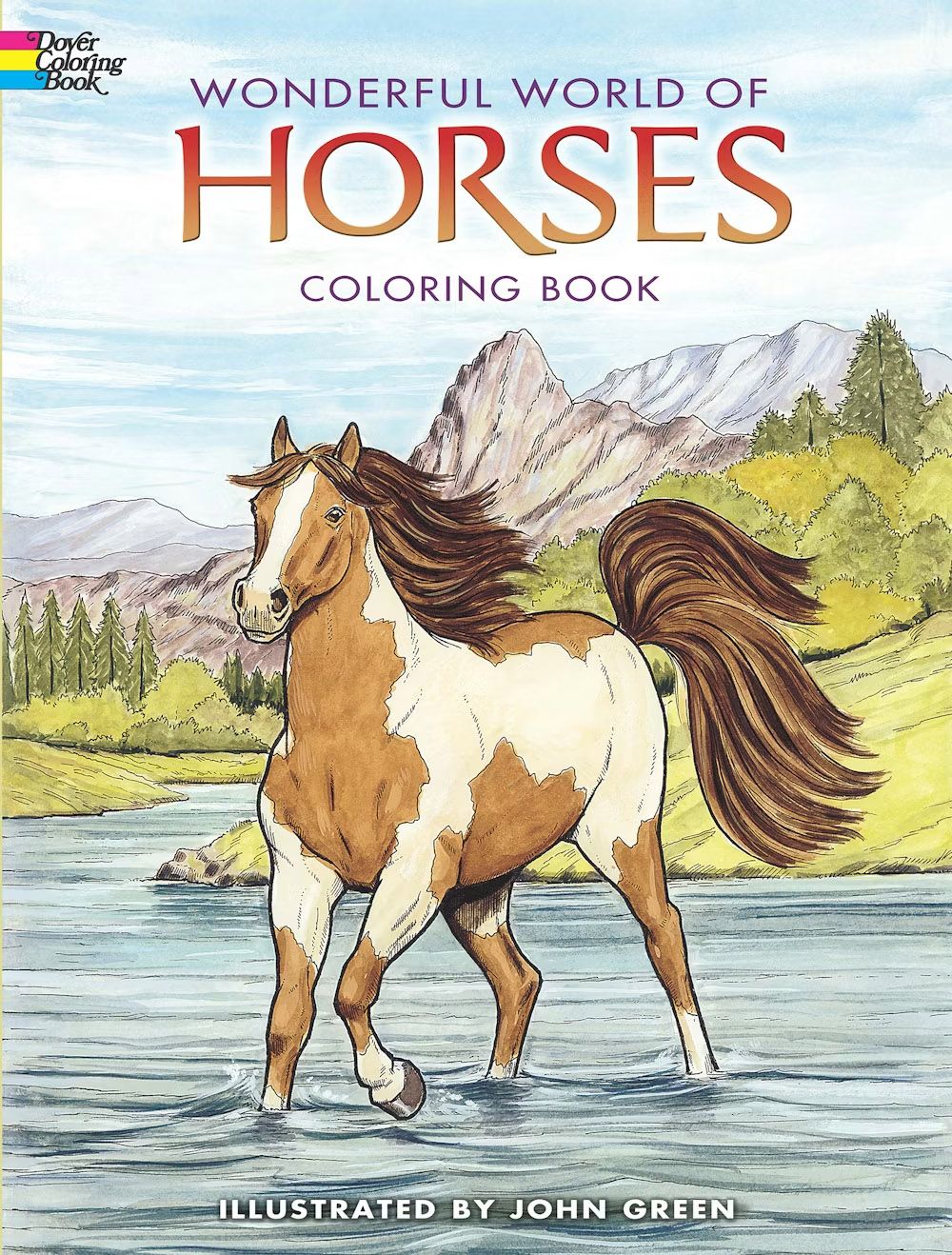 Dover Books - Colouring Books - Wonderful World of Horses