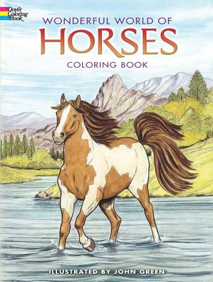 Dover Books - Colouring Books - Wonderful World of Horses