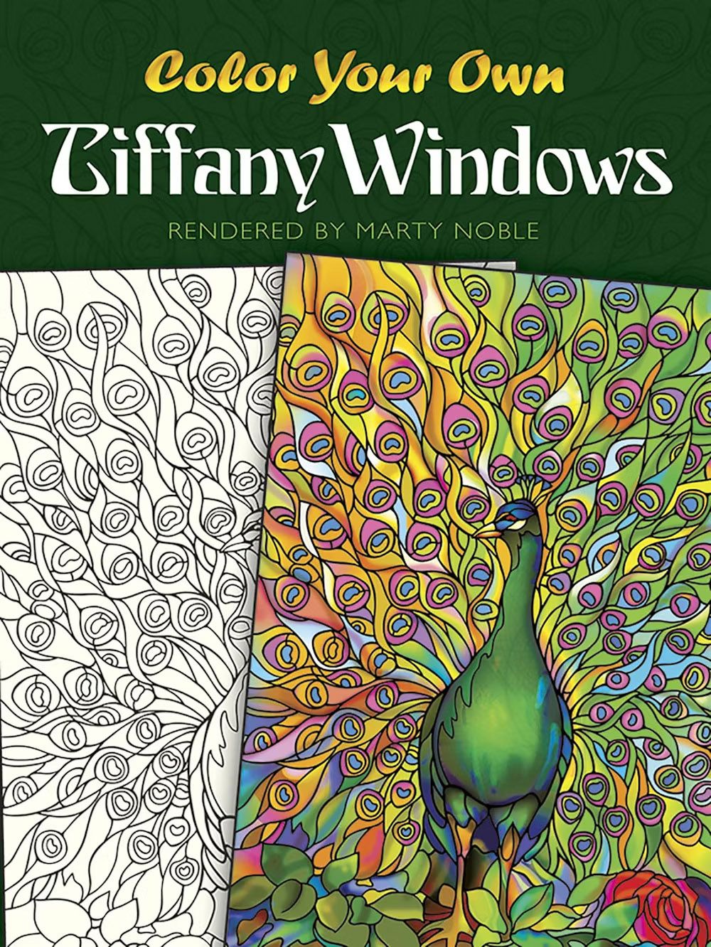 Dover Books - Colouring Books - Colour Your Own Tiffany Windows