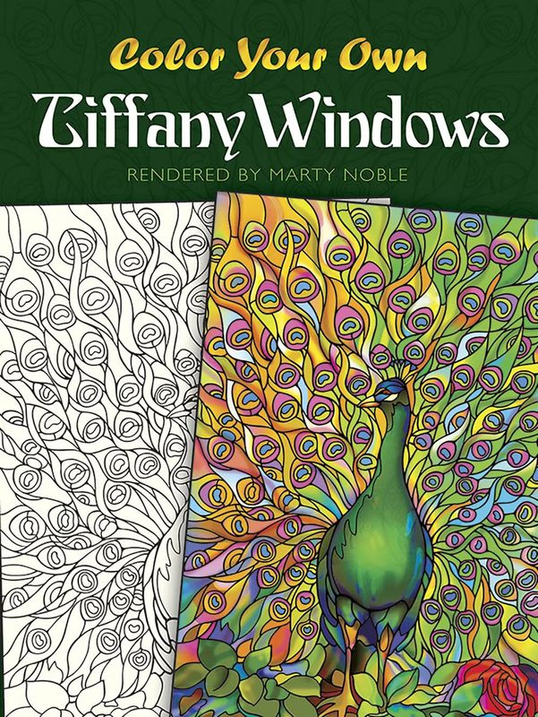 Dover Books - Colouring Books - Colour Your Own Tiffany Windows