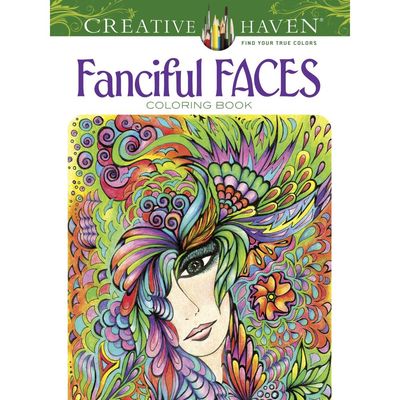 Dover Books - Colouring Books - Fanciful Faces