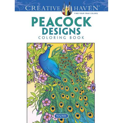 Dover Books - Colouring Books - Peacock Designs
