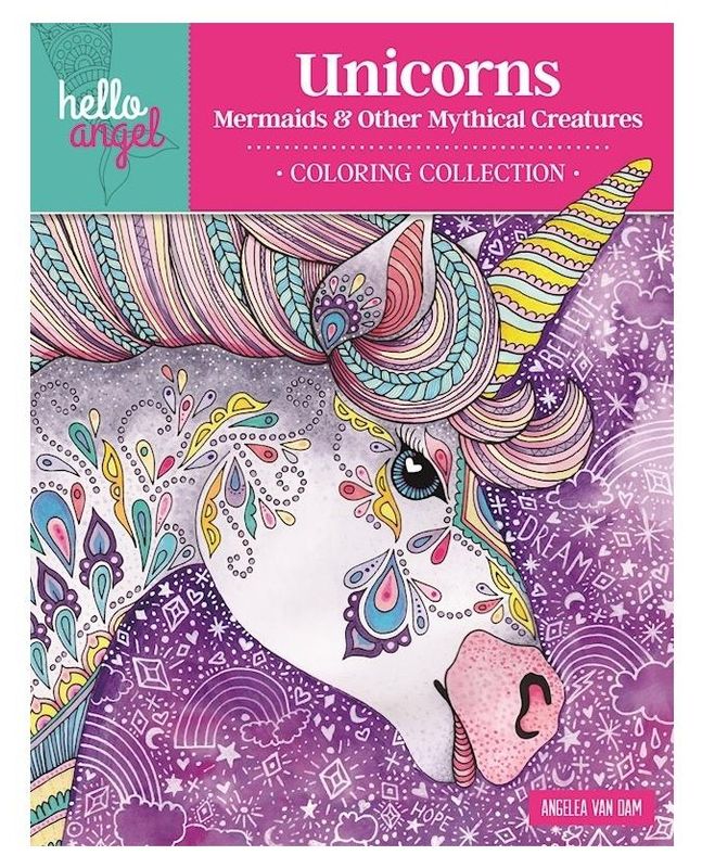 Design Originals - Colouring Books - Unicorns, Mermaids &amp; Other Mythical Creatures