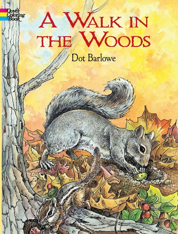 Dover Books - Colouring Books - A Walk in the Woods