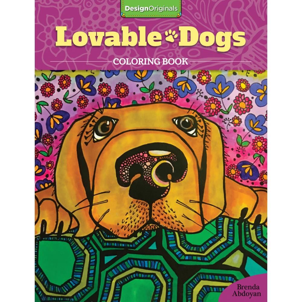 Design Originals - Colouring Books - Lovable Dogs