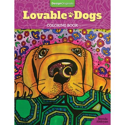 Design Originals - Colouring Books - Lovable Dogs