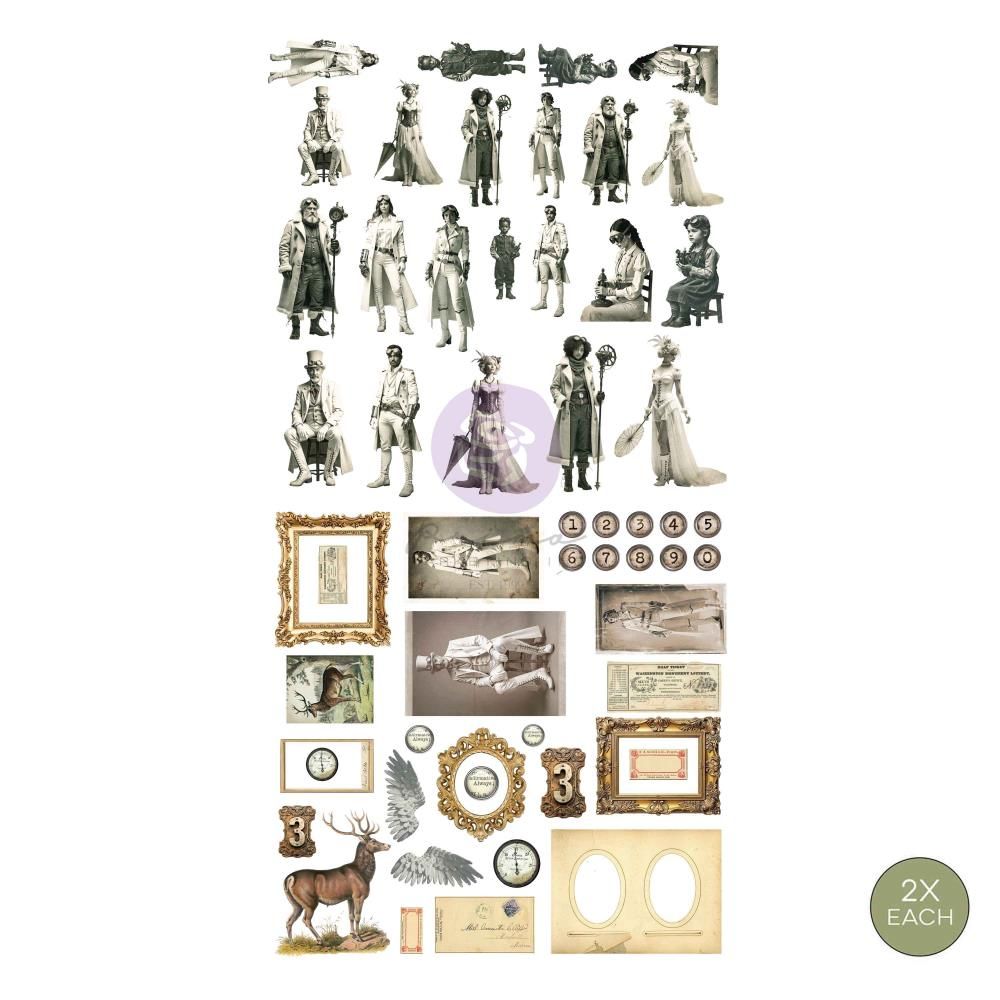 Prima Marketing - Finnabair - Steam and Frost - Ephemera