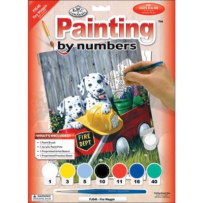 Paint Works Kit Pittura A Numeri 'Lakeside Morning' - 51x41 Cm, Tela Di Lino, Colori Acrilici E Pennello Inclusi, Licenza Ufficiale