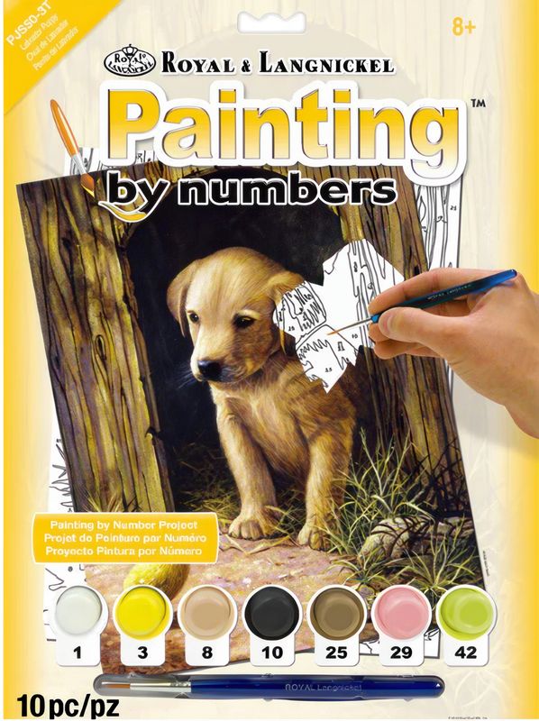 Royal &amp; Langnickel - Paint by Numbers Kit - Labrador Puppy