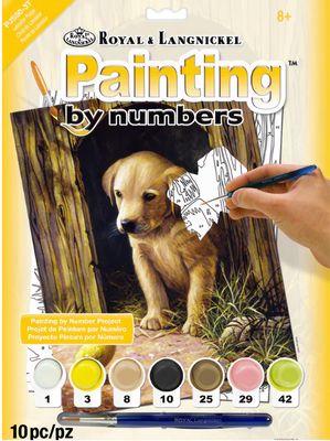Royal &amp; Langnickel - Paint by Numbers Kit - Labrador Puppy