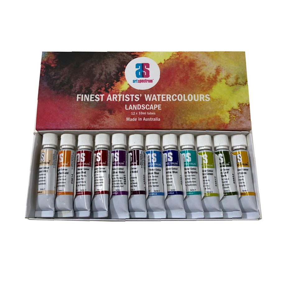 Art Spectrum - Finest Artists&#39; Watercolours - Set of 12 - Landscape
