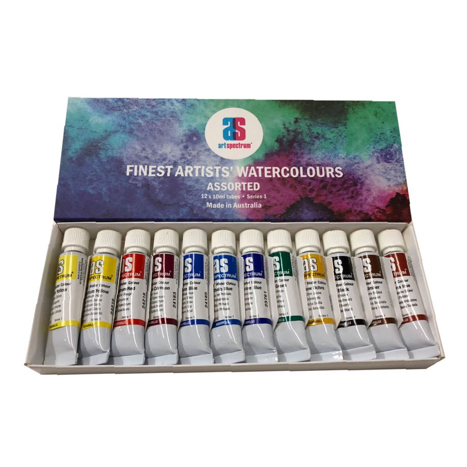 Art Spectrum - Finest Artists&#39; Watercolours - Set of 12 - Assorted