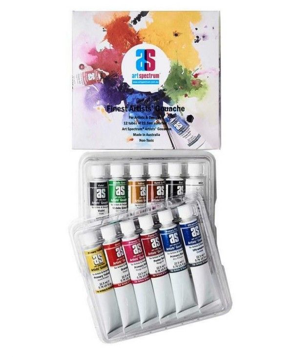 Art Spectrum - Finest Artists' Gouache - Set of 12 Tubes