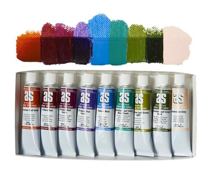 Art Spectrum - Finest Artists&#39; Oils - Set of 9 Tubes