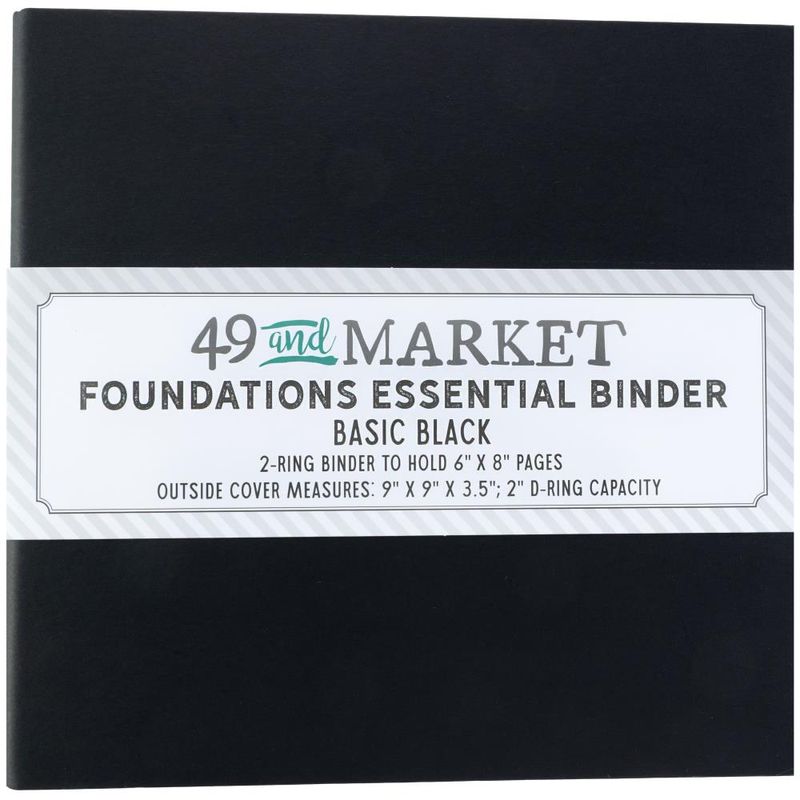 49 and Market - Foundations Essential Binder Basic - Black