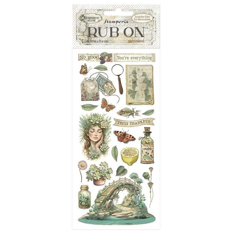 Stamperia - Herbarium Silvae - Rub-ons - Bridge