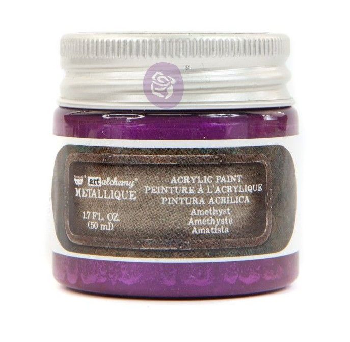 Prima Marketing - Finnabair - Art Alchemy - Metallique Acrylic Paint - Amethyst