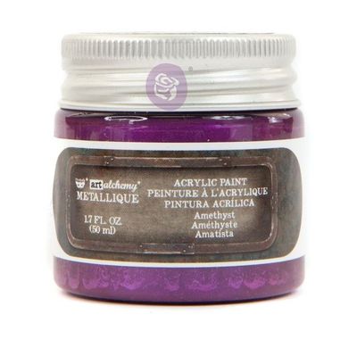 Prima Marketing - Finnabair - Art Alchemy - Metallique Acrylic Paint - Amethyst