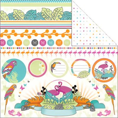 Kaisercraft - Pina Colada- 12"x12" Double-sided Paper - Palm Beach