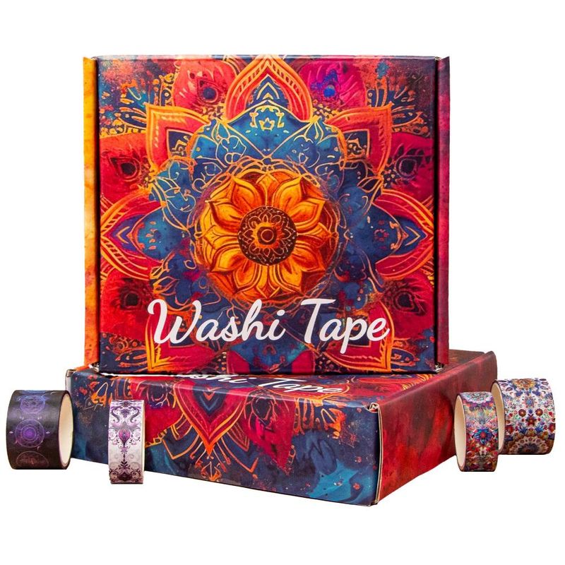 Ieebee Tapes - Washi tape Packs - Rainbow Journey - 36 Rolls