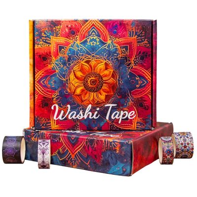 Ieebee Tapes - Washi tape Packs - Rainbow Journey - 36 Rolls