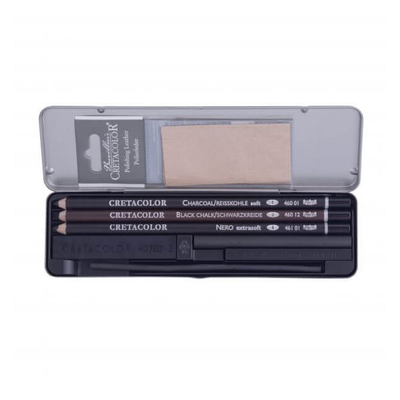 Cretacolor - Charcoal - Pocket Set - 8 Pieces