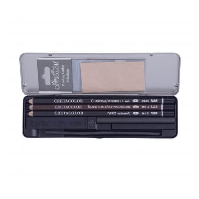 Cretacolor - Charcoal - Pocket Set - 8 Pieces