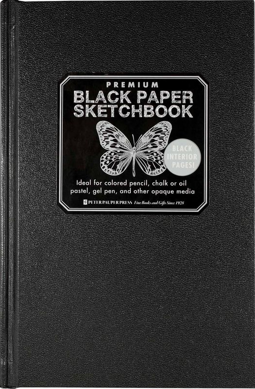 Peter Pauper Press - Premium Black Paper Sketchbook