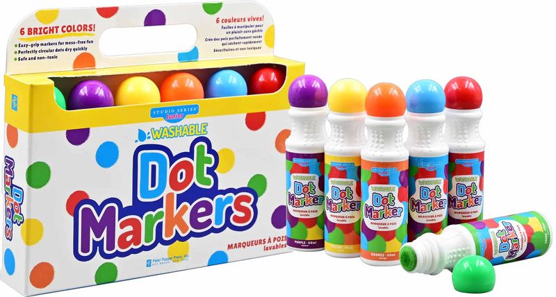 Peter Pauper Press - Studio Series - Washable Dot Markers