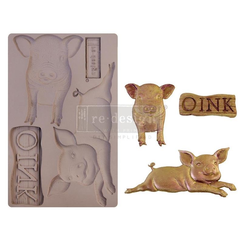 Prima Marketing - Re-Design Décor Mould - 5"x8" - Farm Friends