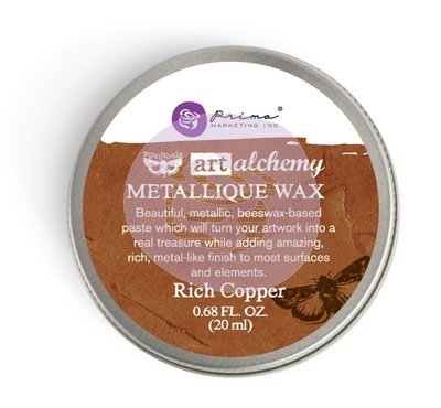 Prima Marketing - Art Alchemy - Rich Copper - Metallique Wax by Finnabair 