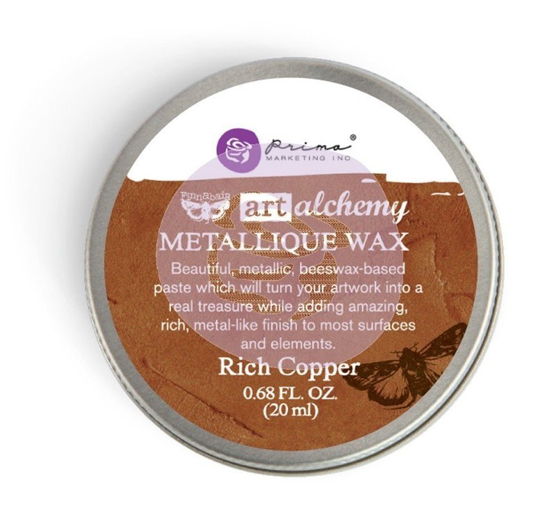 Prima Marketing - Art Alchemy - Rich Copper - Metallique Wax by Finnabair 