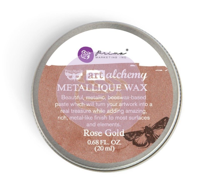 Prima Marketing - Art Alchemy - Rose Gold - Metallique Wax by Finnabair 