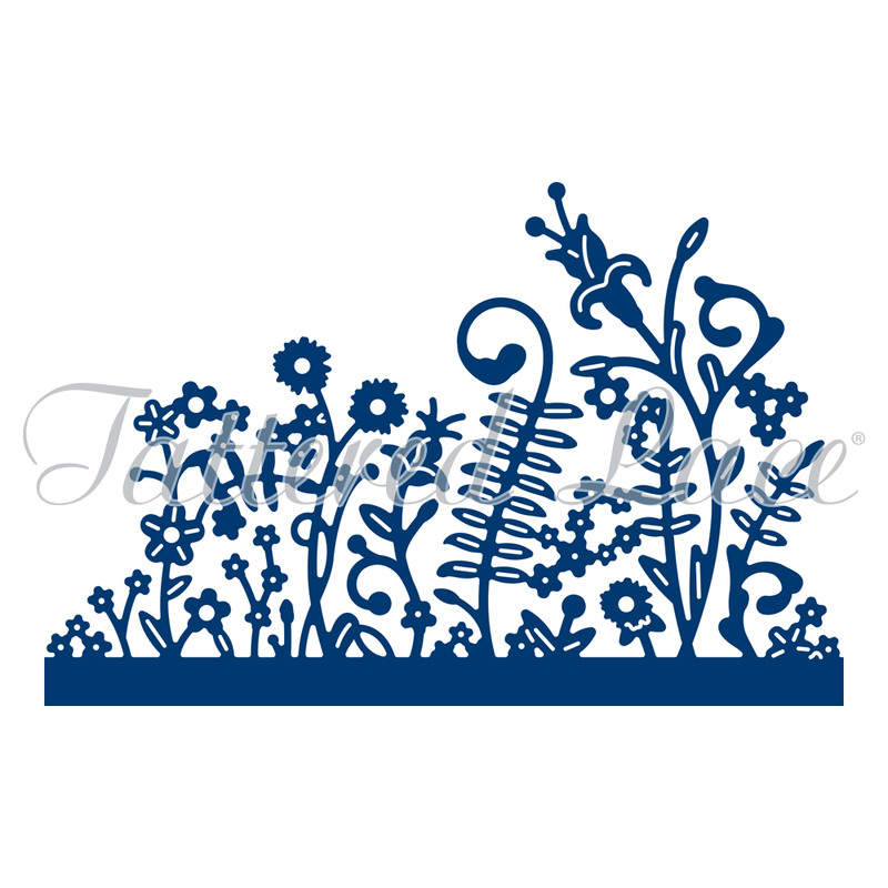 Tattered Lace - Panorama Grass Medium Die Tattered Lace - Panorama Grass Medium Die