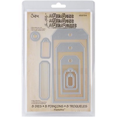 Tim Holtz Sizzix Framelits Dies - Tag Collection