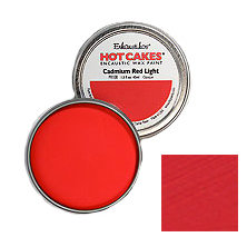 Enkaustikos Hot Cakes - Cadmium Red Light 1.5oz - Encaustic Wax Paint