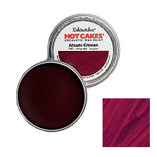 Enkaustikos Hot Cakes - Alizarin Crimson 1.5oz - Encaustic Wax Paint
