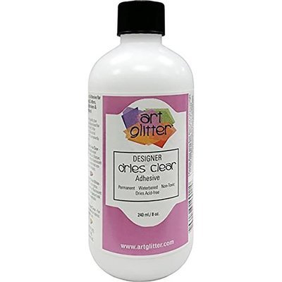 Art Glitter Design Glue - Dries Clear Adhesive Refill 240ml (8oz)