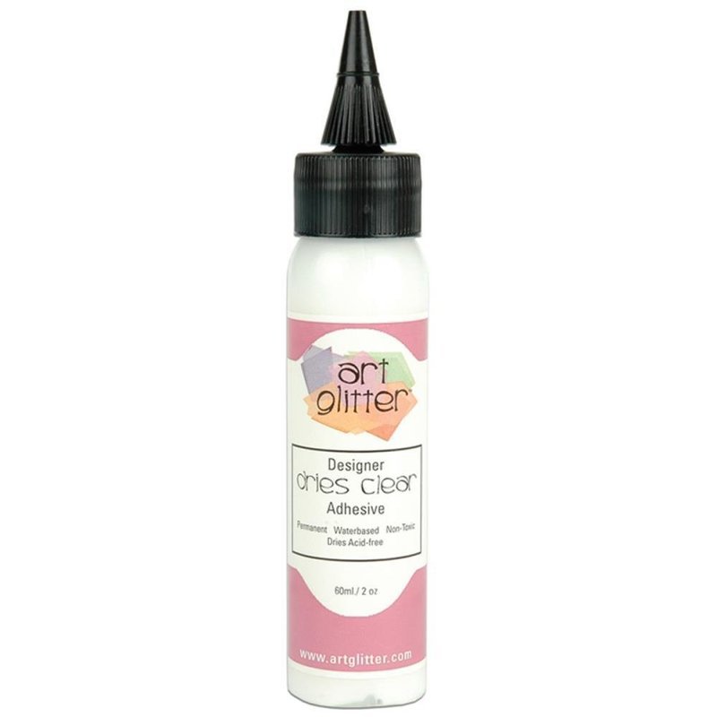 Art Glitter Design Glue - Dries Clear Adhesive 60ml