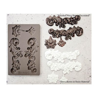 Prima Marketing - Re-design Decor Mould - 5&quot;x8&quot; - Groeneville Crest 