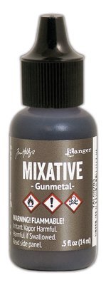 Tim Holtz Alcohol Ink - Gunmetal Mixative