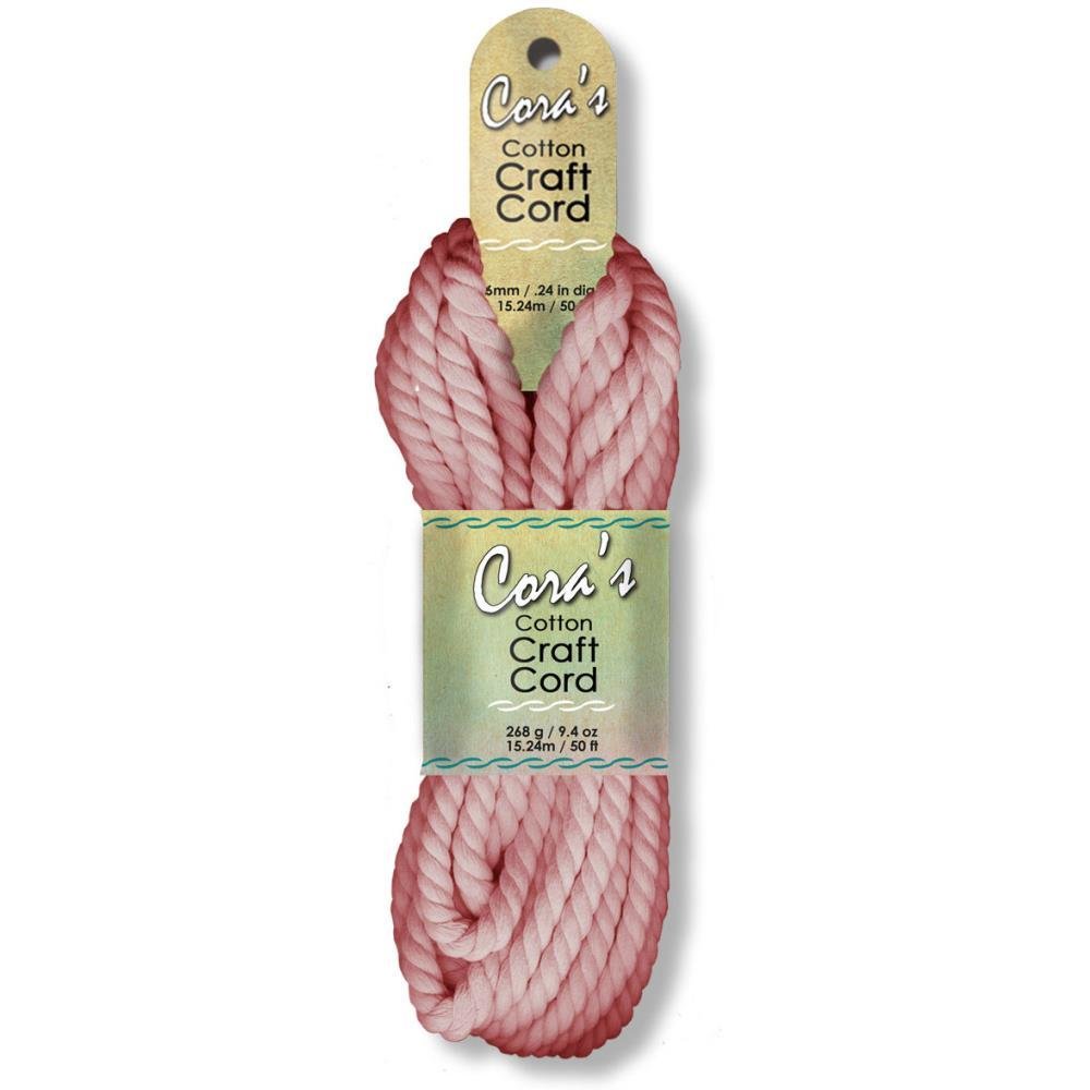 Cora&#39;s Cotton Craft Cord 6mm - Blush Pink - Macrame