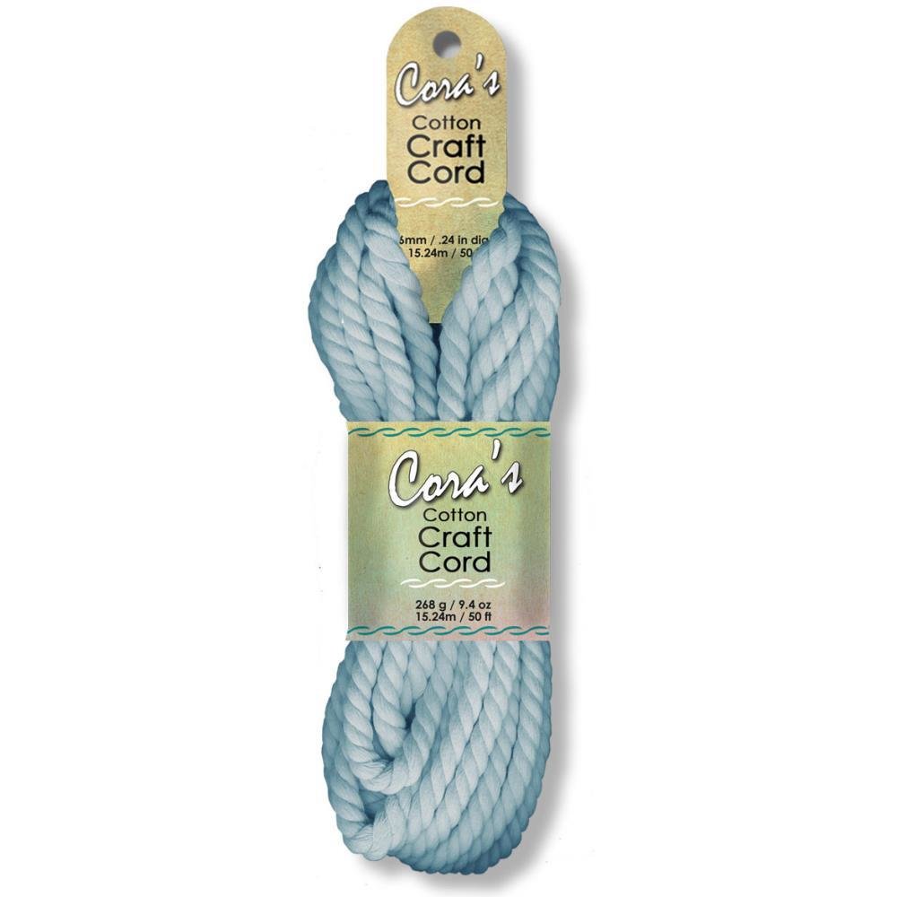Cora&#39;s Cotton Craft Cord 6mm - Sky Blue - Macrame