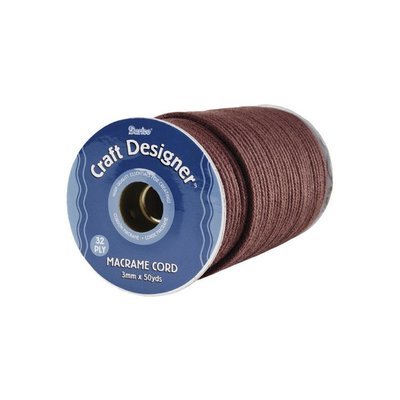 Darice Macrame Cord 3mm - Brown