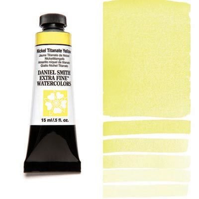 DANIEL SMITH - Nickel Titanate Yellow 15ml Tube - Extra Fine Watercolour